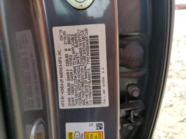 Photo 12 VIN: 1HGCV1F16LA002713 - HONDA ACCORD LX 