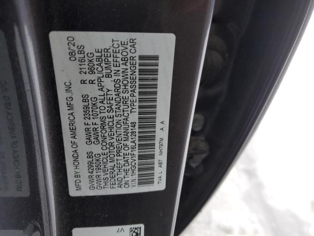 Photo 11 VIN: 1HGCV1F16LA128148 - HONDA ACCORD 