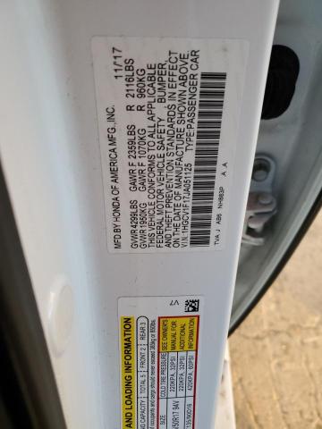 Photo 11 VIN: 1HGCV1F17JA051125 - HONDA ACCORD LX 