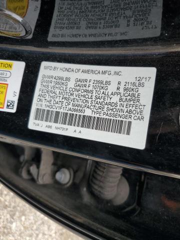 Photo 12 VIN: 1HGCV1F17JA066563 - HONDA ACCORD LX 