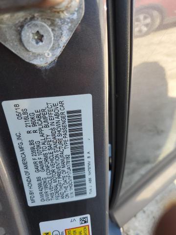 Photo 11 VIN: 1HGCV1F17JA178182 - HONDA ACCORD LX 