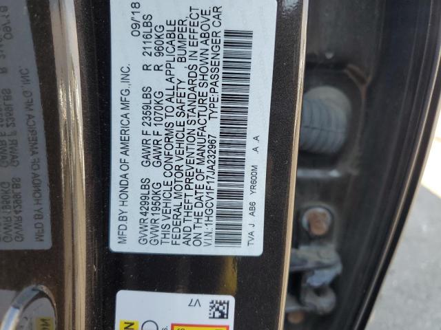 Photo 11 VIN: 1HGCV1F17JA232967 - HONDA ACCORD LX 