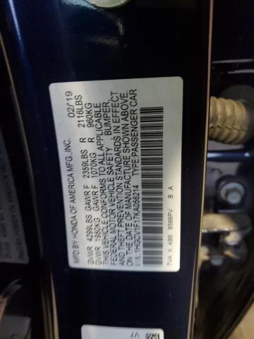 Photo 11 VIN: 1HGCV1F17KA056214 - HONDA ACCORD 