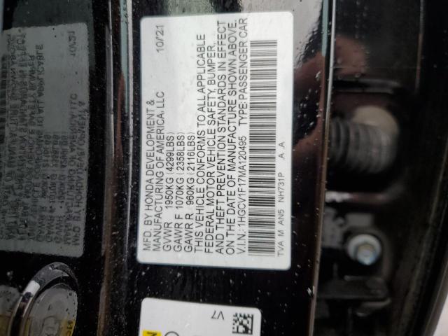 Photo 11 VIN: 1HGCV1F17MA120495 - HONDA ACCORD 