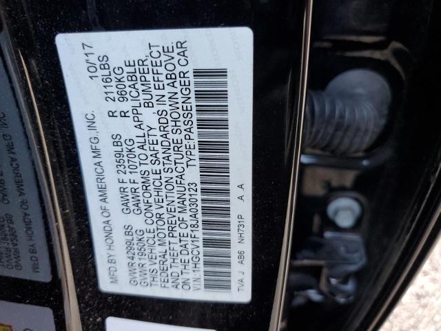 Photo 11 VIN: 1HGCV1F18JA030123 - HONDA ACCORD 