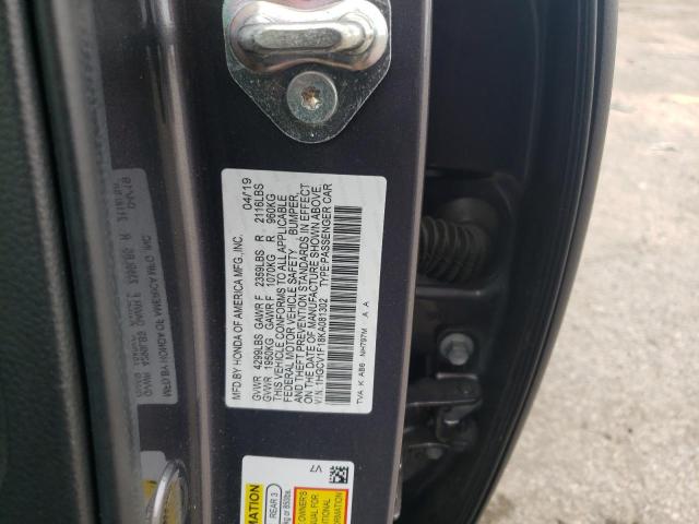 Photo 9 VIN: 1HGCV1F18KA081302 - HONDA ACCORD LX 