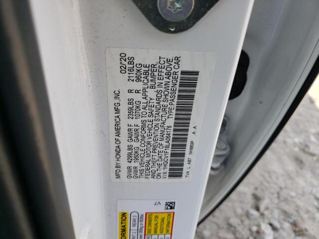 Photo 11 VIN: 1HGCV1F18LA064176 - HONDA ACCORD 