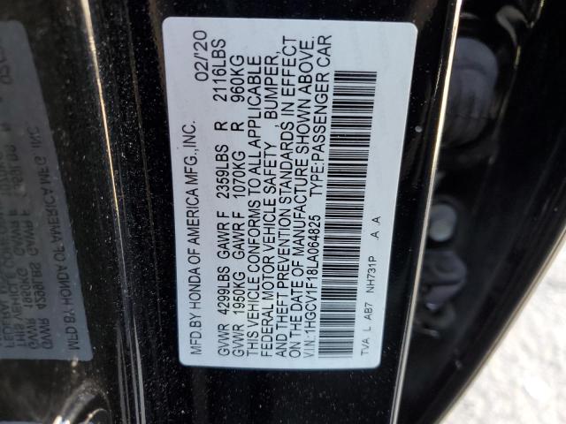 Photo 11 VIN: 1HGCV1F18LA064825 - HONDA ACCORD 