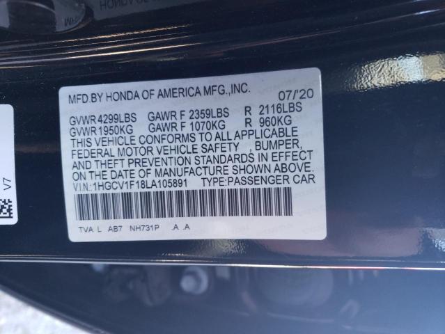 Photo 11 VIN: 1HGCV1F18LA105891 - HONDA ACCORD LX 