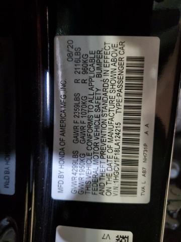 Photo 12 VIN: 1HGCV1F18LA124215 - HONDA ACCORD 