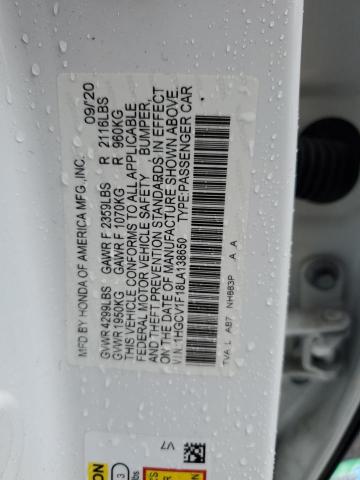 Photo 11 VIN: 1HGCV1F18LA138650 - HONDA ACCORD 