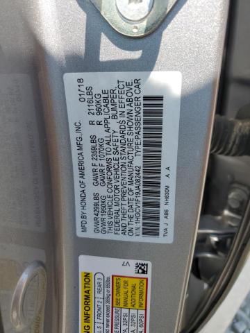 Photo 11 VIN: 1HGCV1F19JA082442 - HONDA ACCORD 