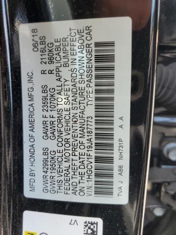 Photo 12 VIN: 1HGCV1F19JA187773 - HONDA ACCORD LX 