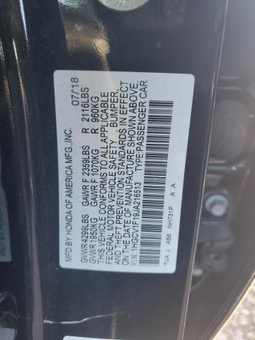 Photo 11 VIN: 1HGCV1F19JA216513 - HONDA ACCORD LX 