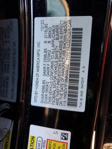 Photo 12 VIN: 1HGCV1F19MA008202 - HONDA ACCORD LX 