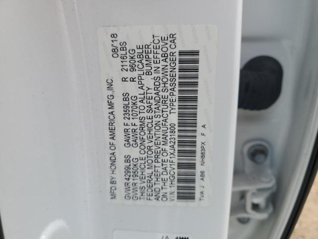 Photo 11 VIN: 1HGCV1F1XJA231800 - HONDA ACCORD 