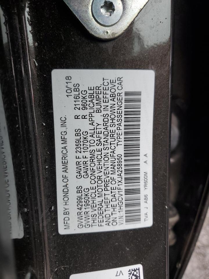 Photo 11 VIN: 1HGCV1F1XJA258950 - HONDA ACCORD 