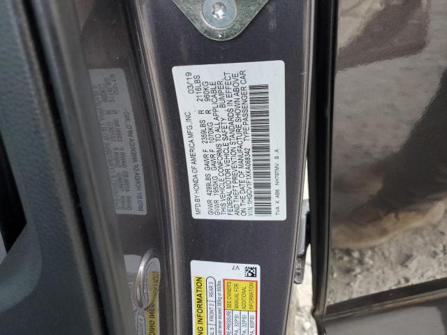 Photo 12 VIN: 1HGCV1F1XKA068342 - HONDA ACCORD LX 