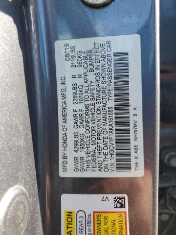 Photo 12 VIN: 1HGCV1F1XKA161555 - HONDA ACCORD LX 