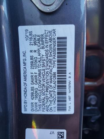 Photo 11 VIN: 1HGCV1F1XLA012886 - HONDA ACCORD LX 