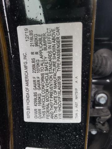 Photo 11 VIN: 1HGCV1F1XLA038758 - HONDA ACCORD LX 