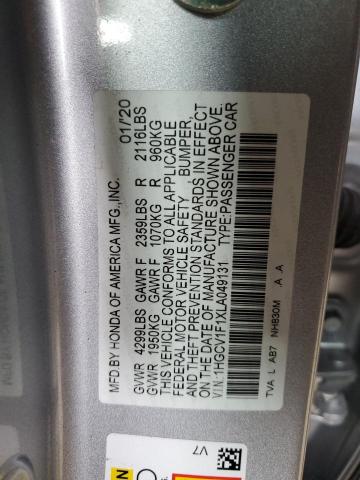 Photo 12 VIN: 1HGCV1F1XLA049131 - HONDA ACCORD 