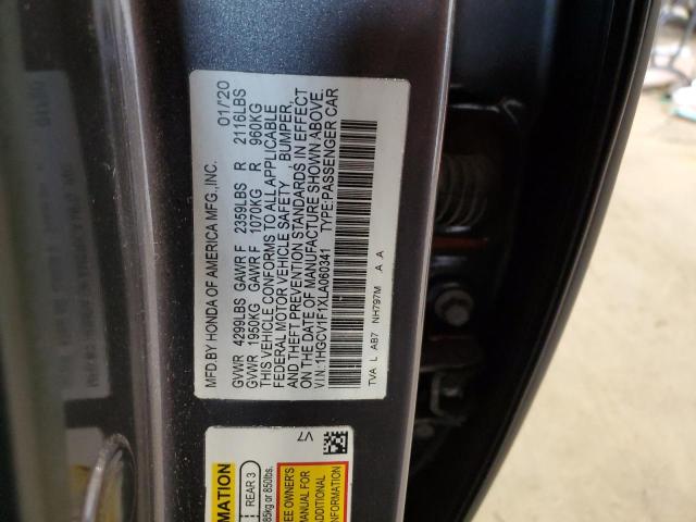 Photo 11 VIN: 1HGCV1F1XLA060341 - HONDA ACCORD LX 