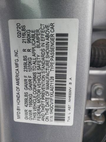 Photo 12 VIN: 1HGCV1F1XLA071128 - HONDA ACCORD LX 