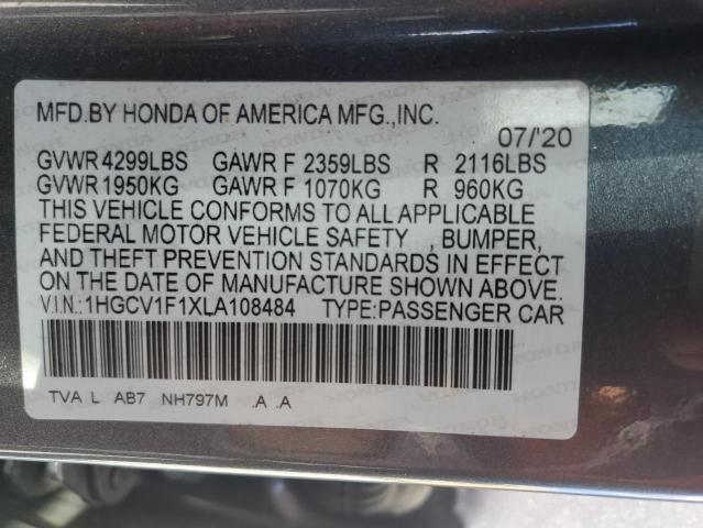 Photo 11 VIN: 1HGCV1F1XLA108484 - HONDA ACCORD LX 