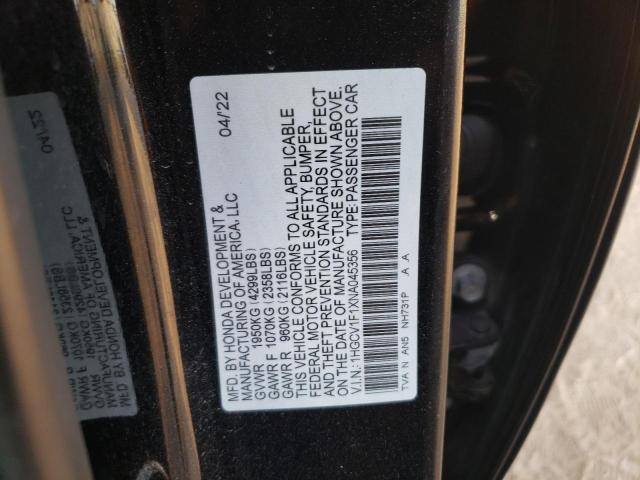 Photo 12 VIN: 1HGCV1F1XNA045356 - HONDA ACCORD LX 