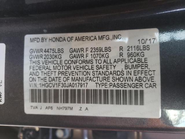 Photo 9 VIN: 1HGCV1F30JA017917 - HONDA ACCORD SPO 