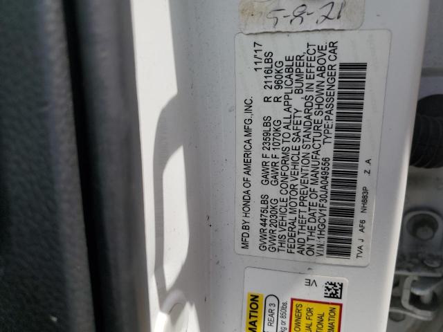 Photo 11 VIN: 1HGCV1F30JA049556 - HONDA ACCORD SPO 