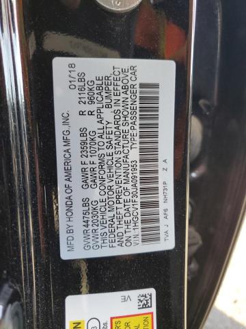 Photo 12 VIN: 1HGCV1F30JA091953 - HONDA ACCORD 