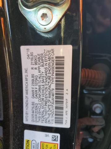 Photo 11 VIN: 1HGCV1F30JA148779 - HONDA ACCORD SPO 