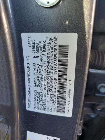 Photo 12 VIN: 1HGCV1F30JA177358 - HONDA ACCORD SPO 