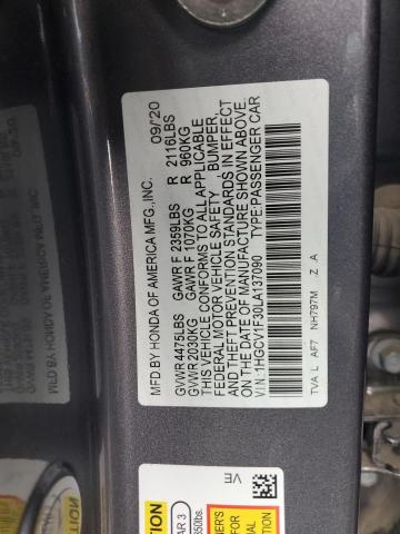 Photo 11 VIN: 1HGCV1F30LA137090 - HONDA ACCORD SPO 