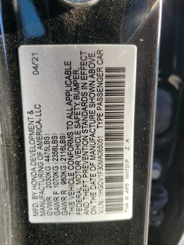 Photo 11 VIN: 1HGCV1F30MA065051 - HONDA ACCORD 