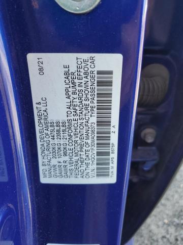 Photo 11 VIN: 1HGCV1F30MA098373 - HONDA ACCORD SPO 