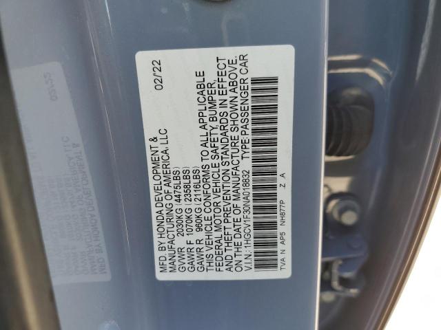 Photo 11 VIN: 1HGCV1F30NA018832 - HONDA ACCORD SPO 