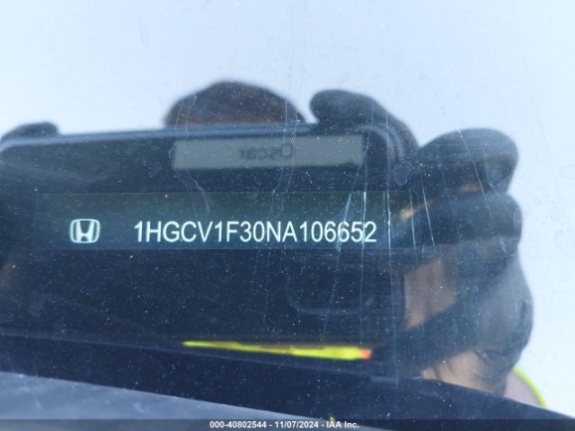 Photo 8 VIN: 1HGCV1F30NA106652 - HONDA ACCORD 