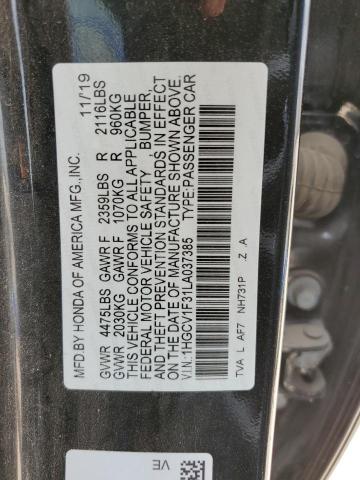 Photo 11 VIN: 1HGCV1F31LA037385 - HONDA ACCORD 