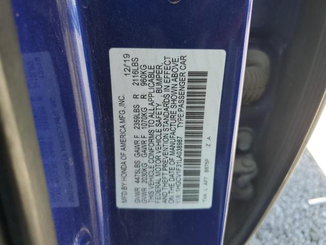 Photo 11 VIN: 1HGCV1F31LA038987 - HONDA ACCORD SPO 