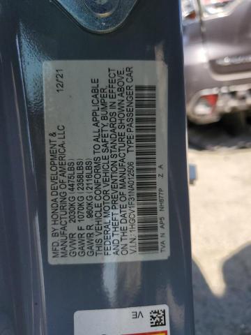 Photo 11 VIN: 1HGCV1F31NA012506 - HONDA ACCORD SPO 