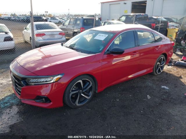 Photo 1 VIN: 1HGCV1F31NA024686 - HONDA ACCORD 