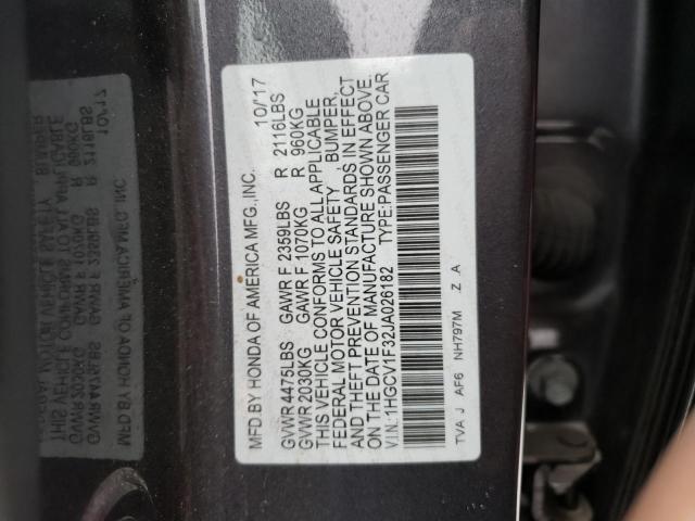 Photo 11 VIN: 1HGCV1F32JA026182 - HONDA ACCORD SPO 