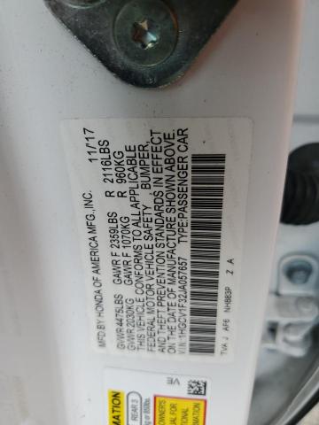 Photo 12 VIN: 1HGCV1F32JA057657 - HONDA ACCORD 