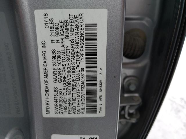 Photo 11 VIN: 1HGCV1F32JA086138 - HONDA ACCORD 