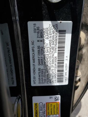 Photo 11 VIN: 1HGCV1F32JA130526 - HONDA ACCORD SPO 