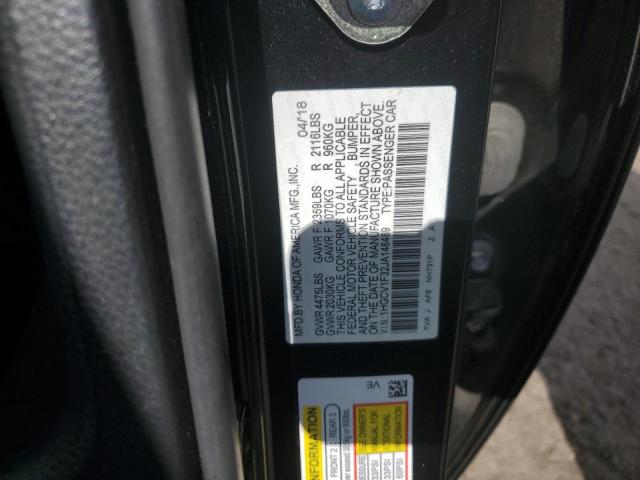 Photo 9 VIN: 1HGCV1F32JA148489 - HONDA ACCORD SPO 