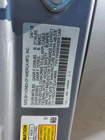 Photo 11 VIN: 1HGCV1F32JA148945 - HONDA ACCORD SPO 